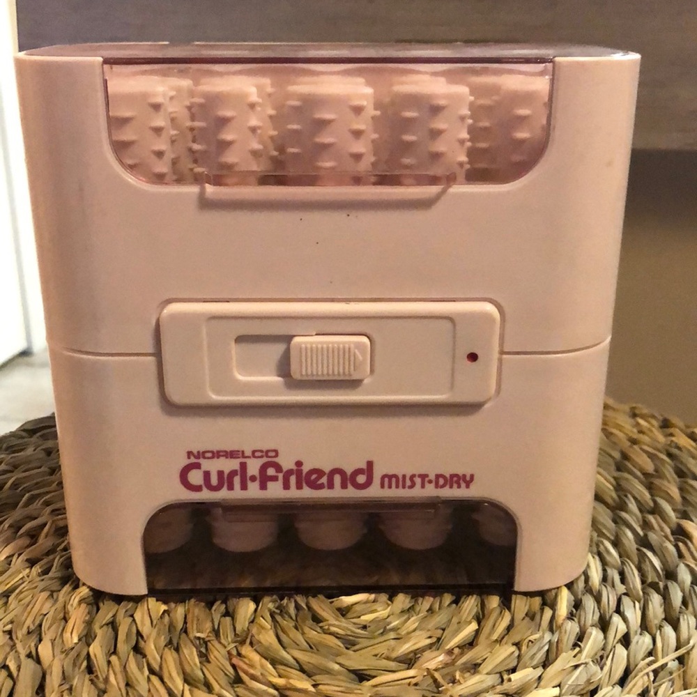 Norelco Curl-Friend mist dry curlers vintage and in used condition